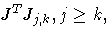 J^TJ_{j,k}, j \geq k,