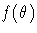 f(\theta)