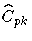 \hat{C}_{pk}