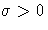 \sigma\gt