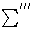 {\sum}^{'''}