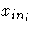 x_{in_{i}}