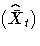 ({\hat{\bar{X}}}_t)