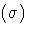 (\sigma)
