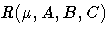 R(\mu, A, B, C)