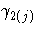 \gamma_{2(j)}