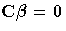 C{\beta}=0
