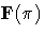 {F(\pi)}