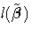 l(\tilde{{\beta}})