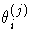 \theta_i^{(j)}