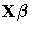 X{\beta}