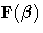 F({\beta})