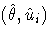 (\hat{\theta},\hat{u}_i)