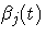 \beta_j(t)