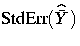 {StdErr}(\hat{{\bar{Y}}})