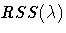 RSS(\lambda)