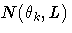 N(\theta_k,L)