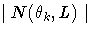 | N(\theta_k,L) |
