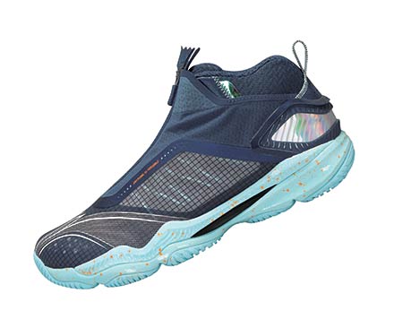 li-ning badminton shoe blue
