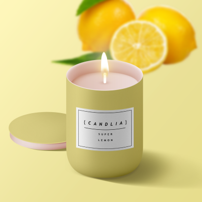 Link to a product details page of a Super Lemon candle
