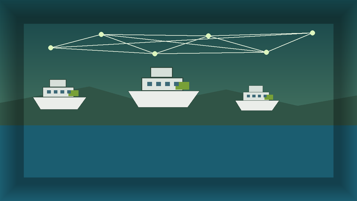 Passenger ferry fleet planning illustration