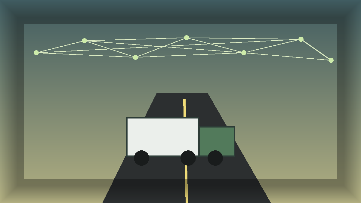 Line-haul freight transportation scheduling illustration
