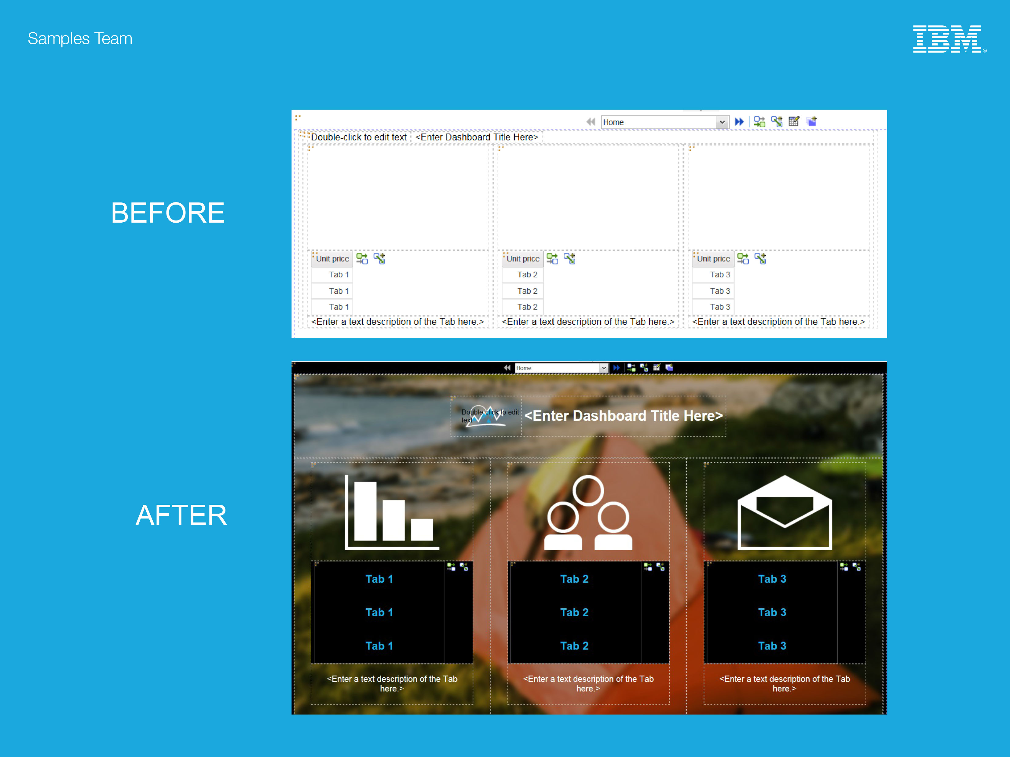 report samples build