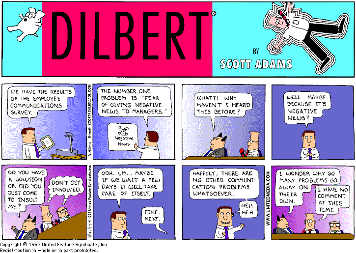 Communications problems cartoon