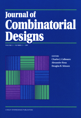 Journal of Combinatorial Designs