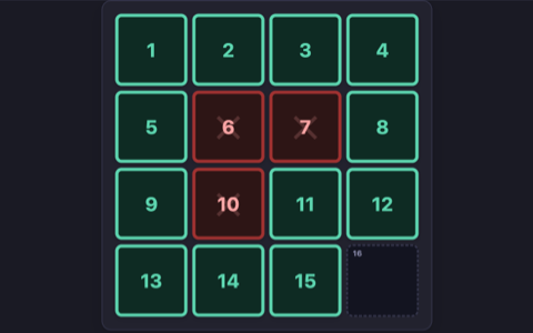 15-Puzzle Blockage