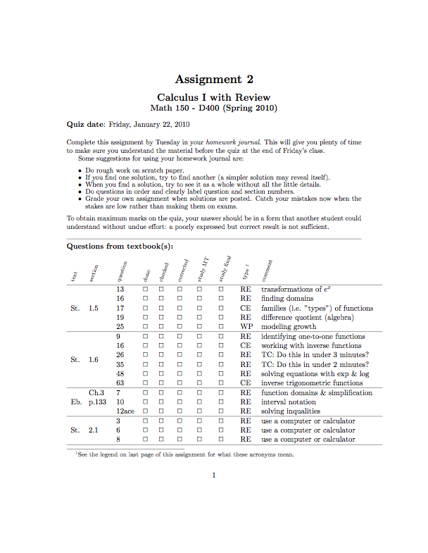 Assignment 2 - 1