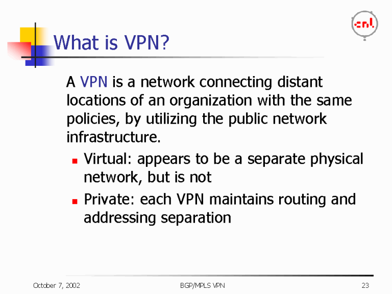 What is vpn