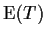 ${\rm E}(T)$