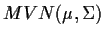 $MVN(\mu,\Sigma)$
