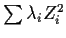 $\sum \lambda_i Z_i^2$