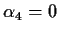 $\alpha_4=0$