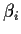$\beta_i$