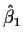 $\hat\beta_1$