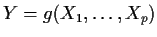 $Y=g(X_1,\ldots,X_p)$