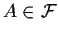 $A\in \cal F$