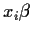$x_i\beta$