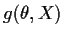 $g(\theta,X)$