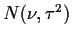 $N(\nu,\tau^2)$