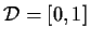 ${\cal D} =[0,1]$