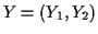 $ Y=(Y_1,Y_2)$