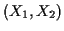 $ (X_1,X_2)$