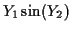 $\displaystyle Y_1 \sin(Y_2)$
