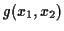 $\displaystyle g(x_1,x_2)$