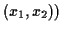 $\displaystyle (x_1,x_2))$