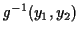 $\displaystyle g^{-1}(y_1,y_2)$